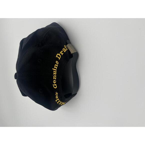 Vintage New Miller Genuine Draft Black and Yellow Snapback Hat - Picture 3 of 6